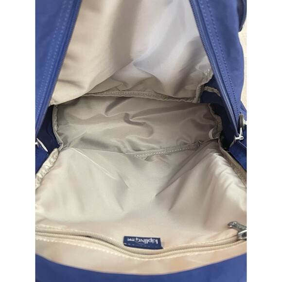 Kipling Challenger Backpack Navy Blue Nylon Travel Bag BP3761-431 EUC - Picture 8 of 14